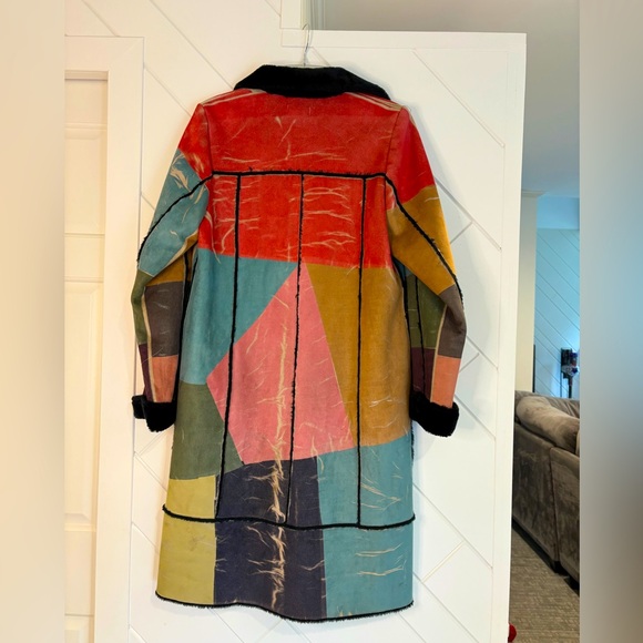 WEAVZ Vintage Multicolor Long Jacket - Picture 2 of 2